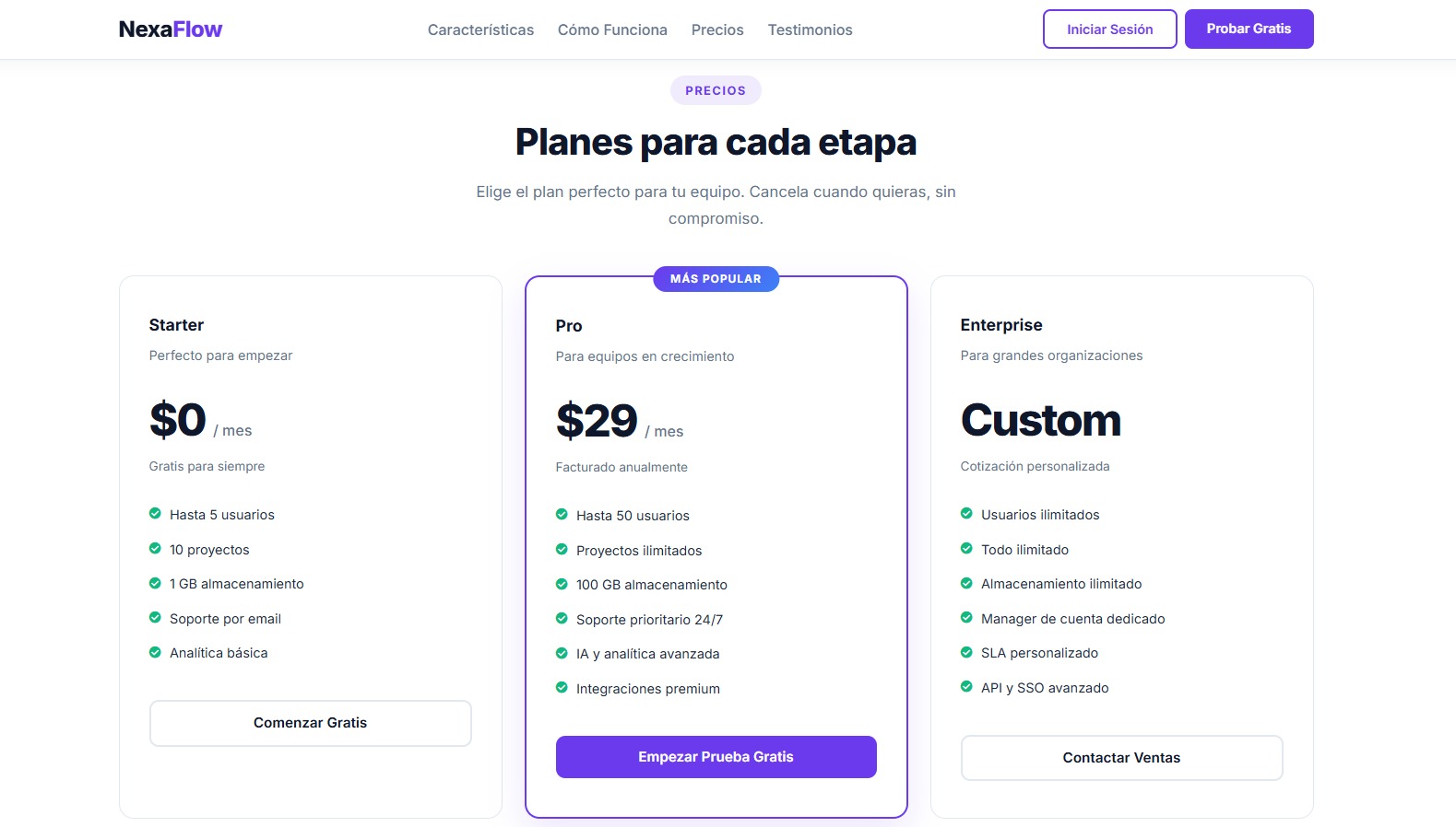 Planes NexaFlow